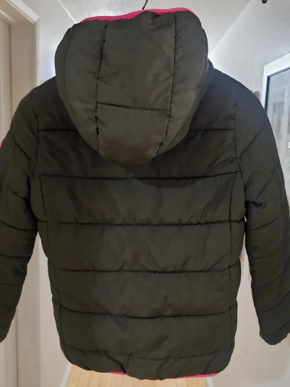 🧥 GAP Kids Girls Sherpa-Lined Puffer Jacket – Size L